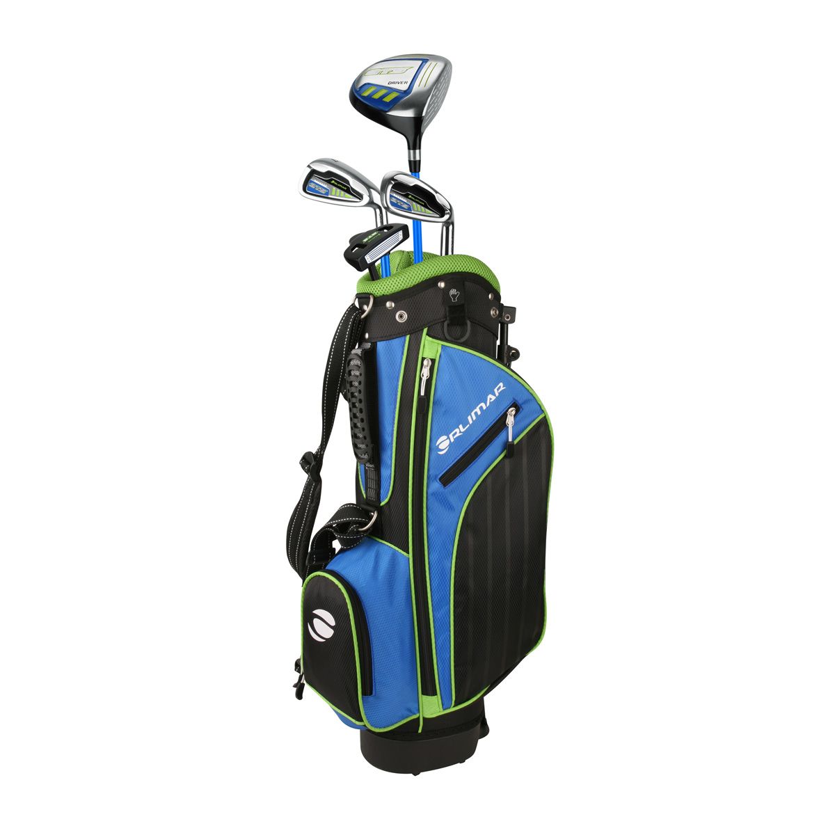 Orlimar ATS Junior Boys' Blue/Lime Series Stand Bag (Ages 5-8)