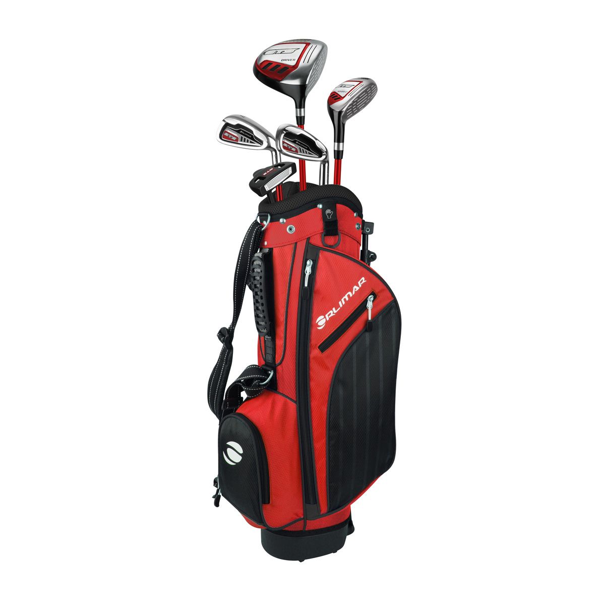 Orlimar ATS Junior Boys' Red/Black Series Stand Bag (Ages 9-12)