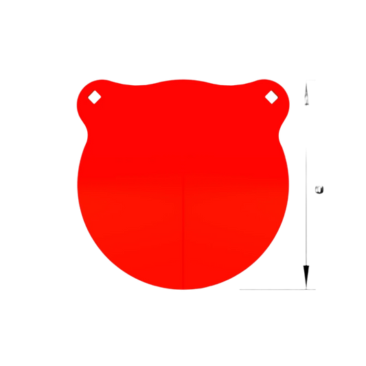 AIMPULSE 8 "x 3/8" Gong AR500 Steel Shooting Target