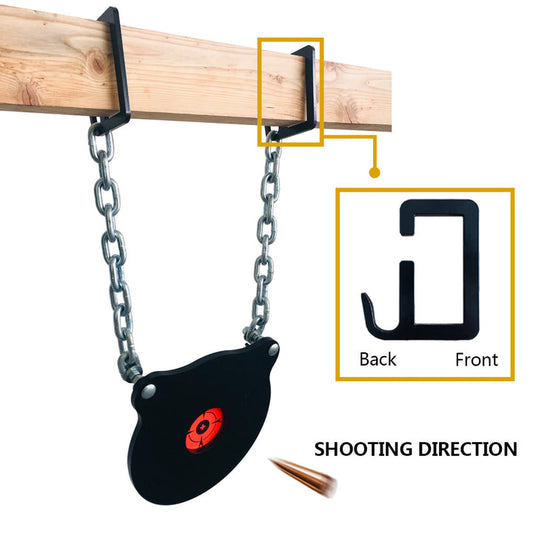 Resilient AR500 Steel 2X4 Target Hanger - 2 SET