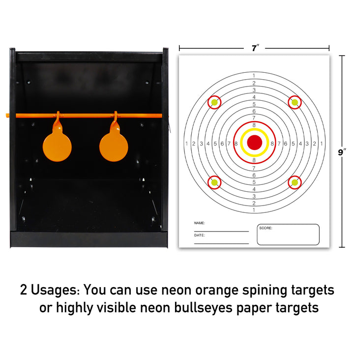 MaxCatch 7" x 9" Bullet Trap with Rotating Targets