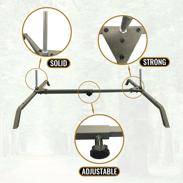 Resilient 3D Archery Target Stand