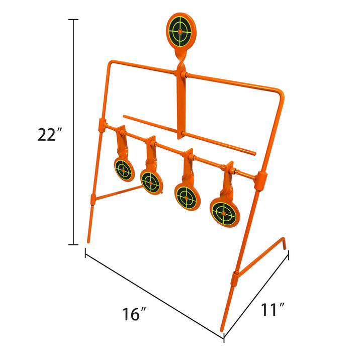 Auto-Resetting Steel Rimfire Target System - 16" x 11" x 22"