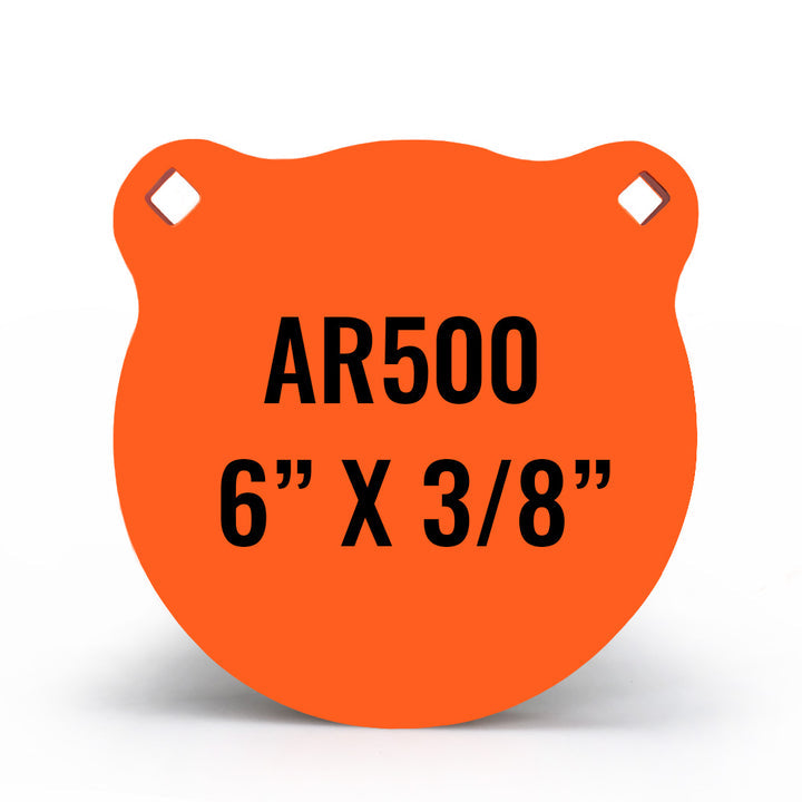 High-Performance 6" x 3/8" AR500 Steel Gong Shooting Target