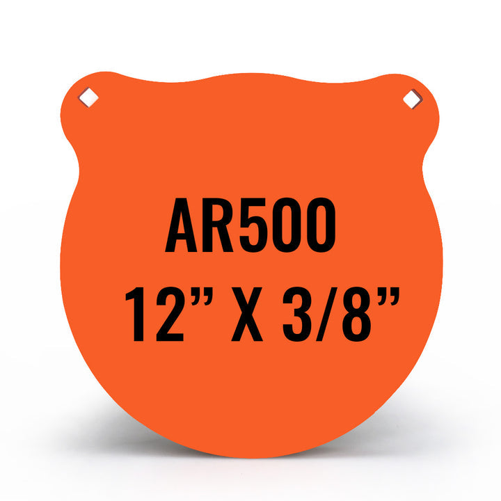 High-Performance 12" X 3/8" AR500 Steel Gong Shooting Target