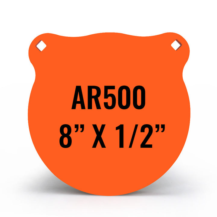 High-Performance 8" X 1/2" AR500 Steel Gong Shooting Target