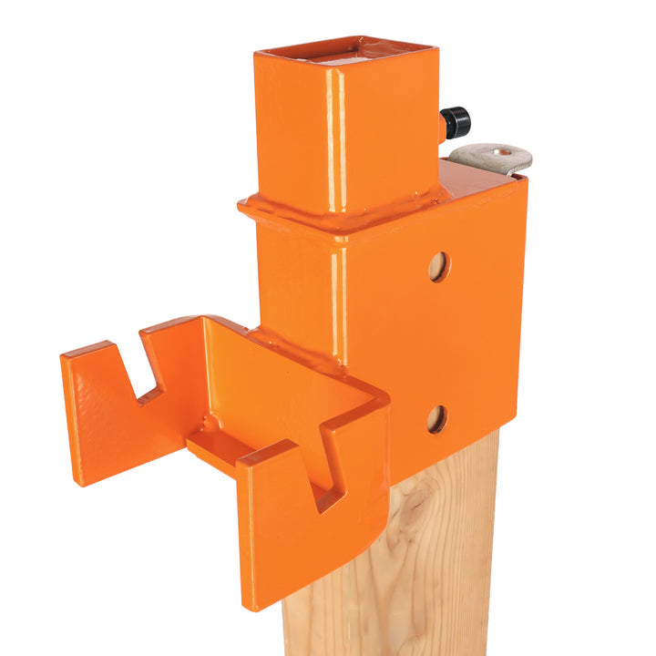 Elite 2x4 & T-Post Target Hanger, Target Mount Bracket - Only for 12" X 20" X 3/8" AR500 Steel Bullseye Hostage Target