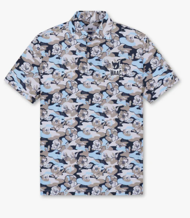 WAAC GG Flower Camo Polo | Men