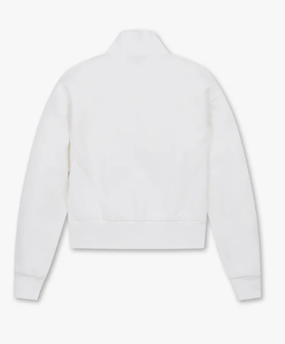 Half Zip-up Rib Sweatshirt | Women